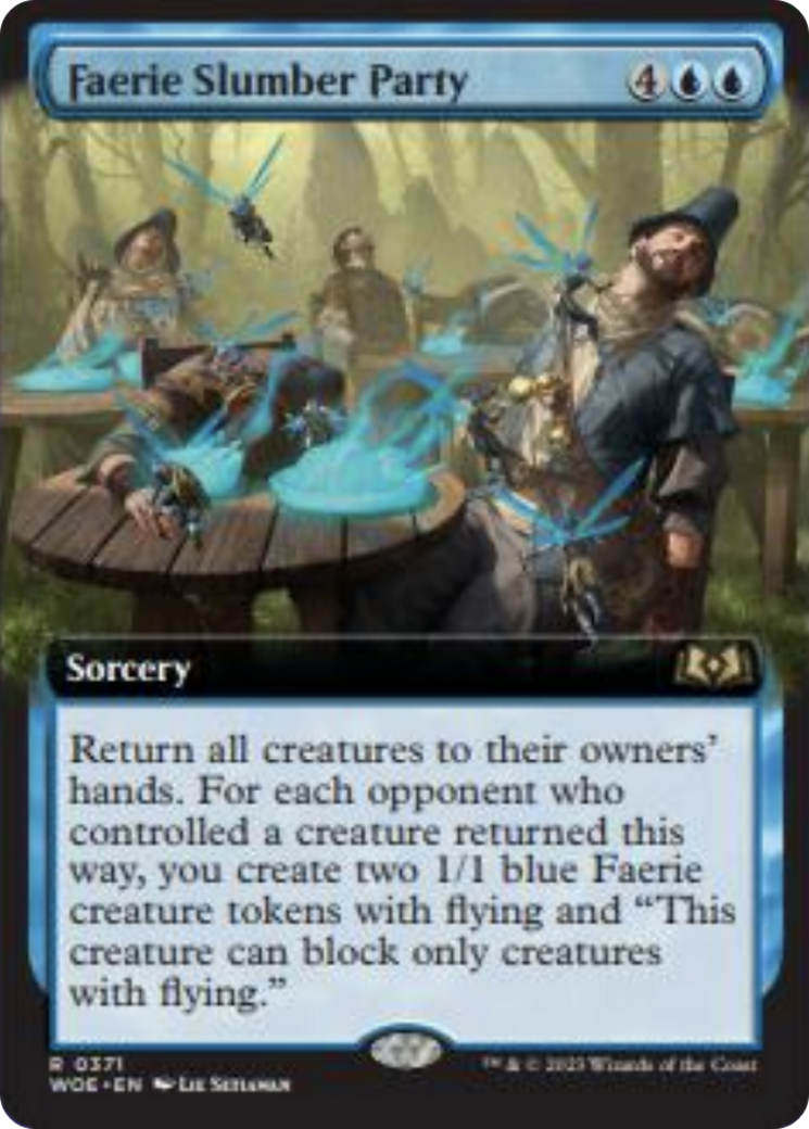 Faerie Slumber Party (Extended Art) [Wilds of Eldraine] | L.A. Mood Comics and Games