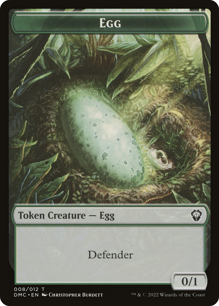 Treasure // Egg Double-Sided Token [Secret Lair Drop Series] | L.A. Mood Comics and Games
