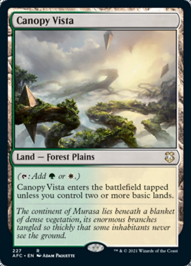 Canopy Vista [Dungeons & Dragons: Adventures in the Forgotten Realms Commander] | L.A. Mood Comics and Games