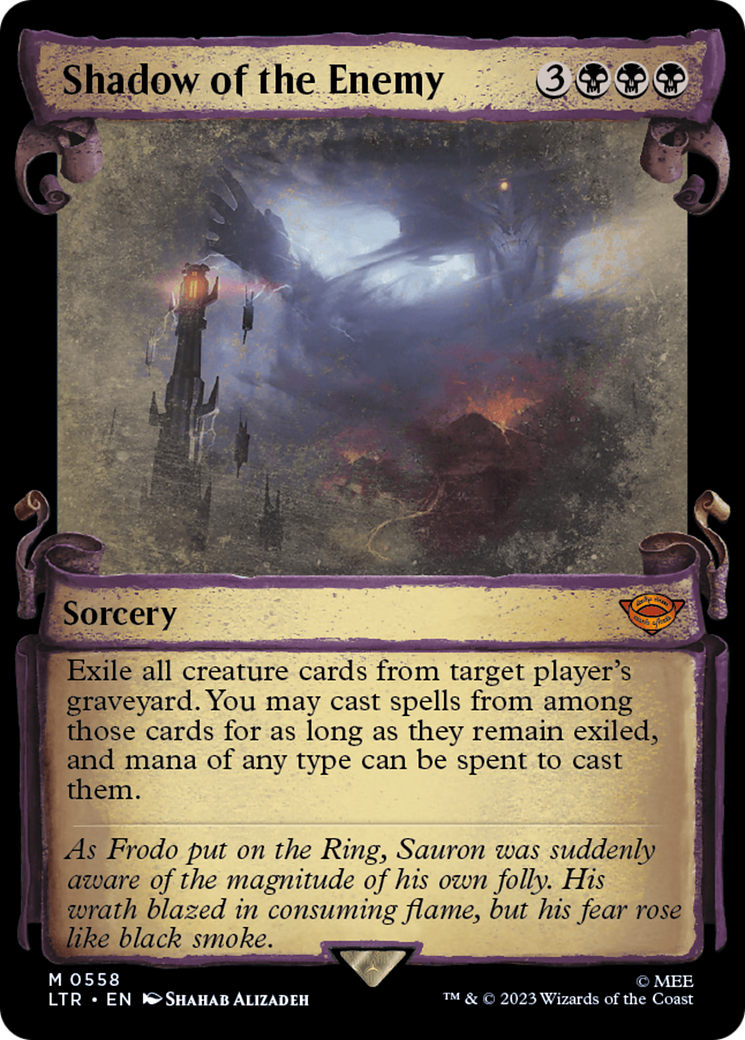 Shadow of the Enemy [The Lord of the Rings: Tales of Middle-Earth Showcase Scrolls] | L.A. Mood Comics and Games