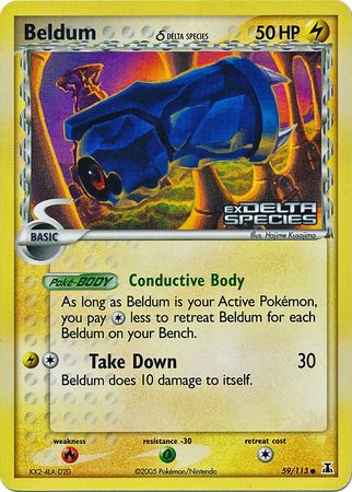 Beldum (59/113) (Delta Species) (Stamped) [EX: Delta Species] | L.A. Mood Comics and Games