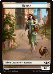 Human // Rat Double-Sided Token [Tarkir: Dragonstorm Commander Tokens] | L.A. Mood Comics and Games