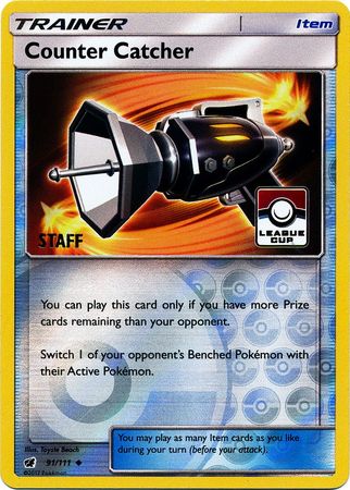 Counter Catcher (91/111) (League Promo Staff) [Sun & Moon: Crimson Invasion] | L.A. Mood Comics and Games