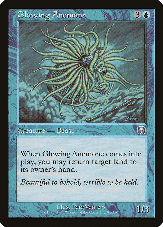 Glowing Anemone [Mercadian Masques] | L.A. Mood Comics and Games