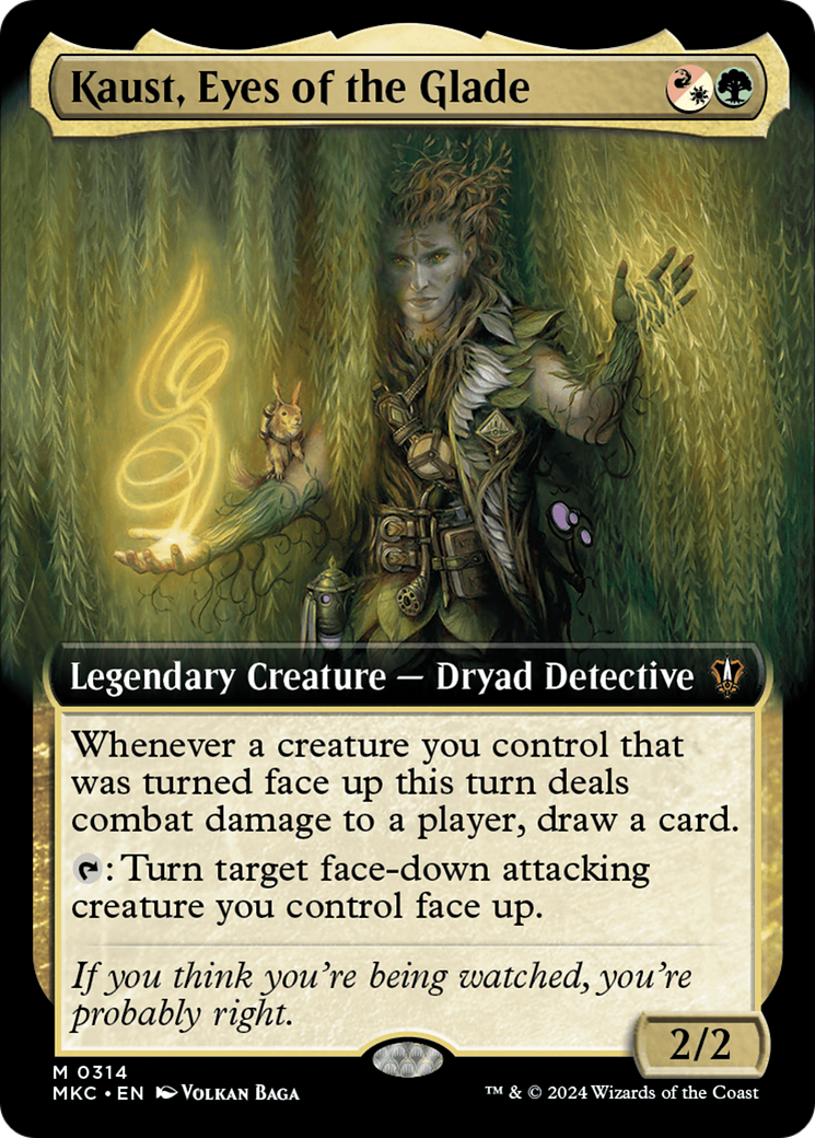 Kaust, Eyes of the Glade (Extended Art) [Murders at Karlov Manor Commander] | L.A. Mood Comics and Games