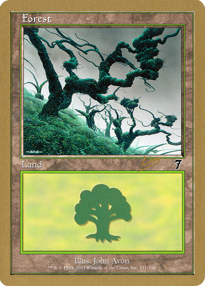 Forest (rl331) (Raphael Levy) [World Championship Decks 2002] | L.A. Mood Comics and Games
