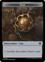 Clue // Elephant Double-Sided Token [Commander Masters Tokens] | L.A. Mood Comics and Games