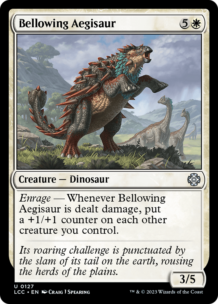 Bellowing Aegisaur [The Lost Caverns of Ixalan Commander] | L.A. Mood Comics and Games