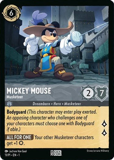 Mickey Mouse - Musketeer (GenCon 2023) (11/P1) [Promo Cards] | L.A. Mood Comics and Games