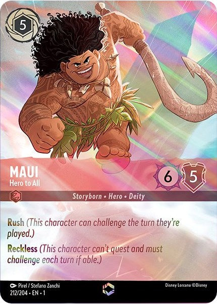 Maui - Hero to All (Enchanted) (212/204) [The First Chapter] | L.A. Mood Comics and Games