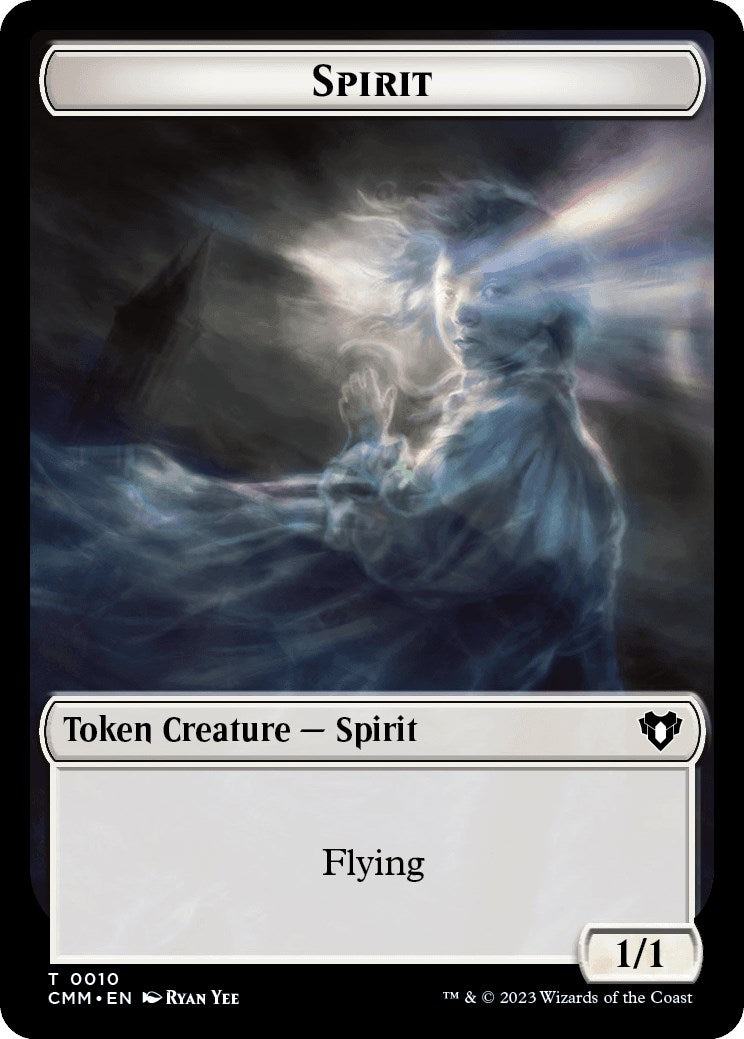 Spirit (0010) // Drake Double-Sided Token [Commander Masters Tokens] | L.A. Mood Comics and Games