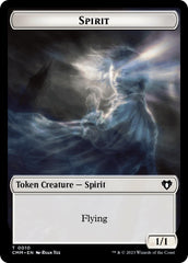 Spirit (0010) // Drake Double-Sided Token [Commander Masters Tokens] | L.A. Mood Comics and Games