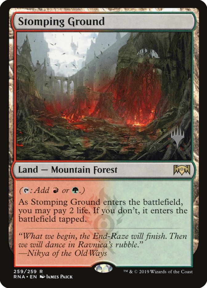 Stomping Ground (Promo Pack) [Ravnica Allegiance Promos] | L.A. Mood Comics and Games