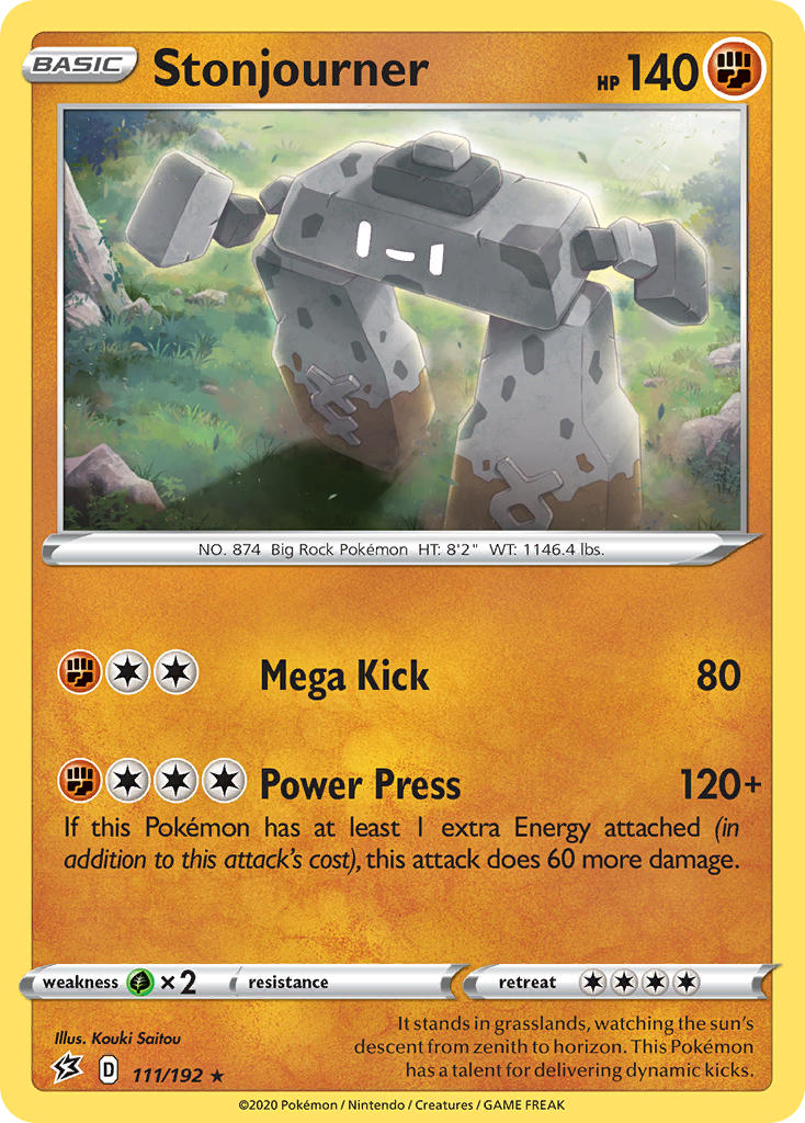 Stonjourner (111/192) (Theme Deck Exclusive) [Sword & Shield: Rebel Clash] | L.A. Mood Comics and Games