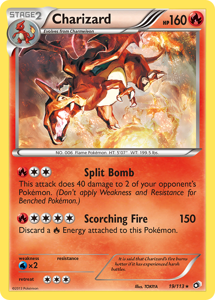 Charizard (19/113) [Black & White: Legendary Treasures] | L.A. Mood Comics and Games