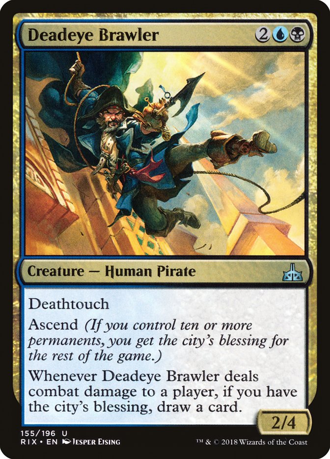 Deadeye Brawler [Rivals of Ixalan] | L.A. Mood Comics and Games