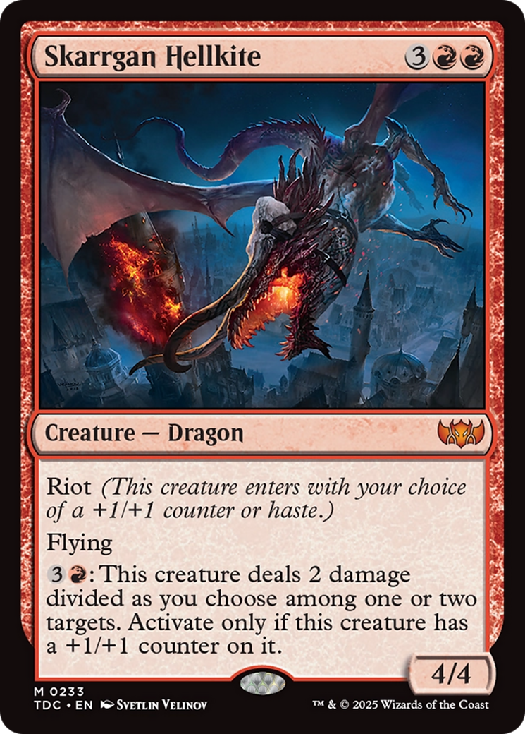 Skarrgan Hellkite [Tarkir: Dragonstorm Commander] | L.A. Mood Comics and Games