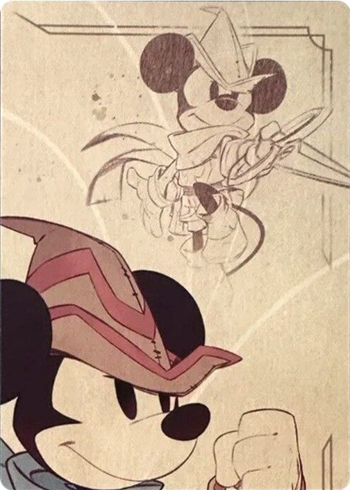 Mickey Mouse - Brave Little Tailor Puzzle Insert (Top Right) [The First Chapter] | L.A. Mood Comics and Games