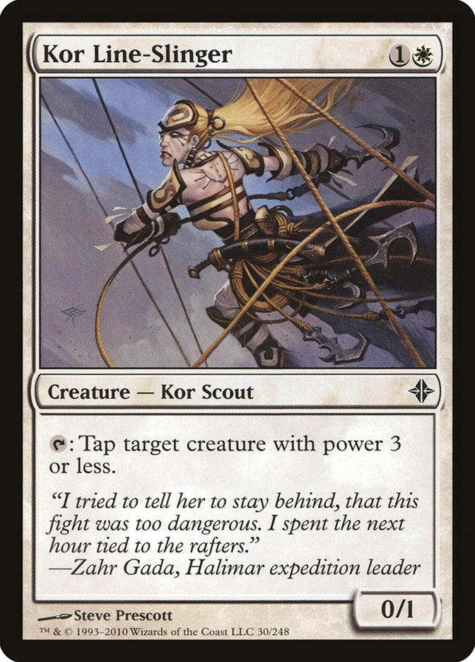 Kor Line-Slinger [Rise of the Eldrazi] | L.A. Mood Comics and Games