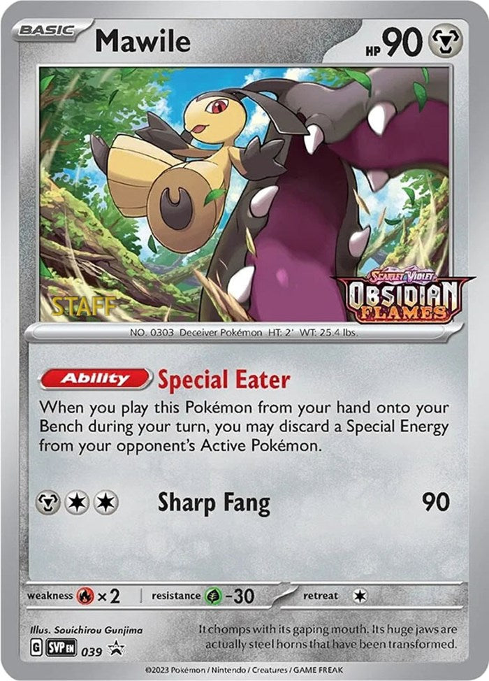 Mawile (039) (Stamped) (Staff) [Scarlet & Violet: Black Star Promos] | L.A. Mood Comics and Games