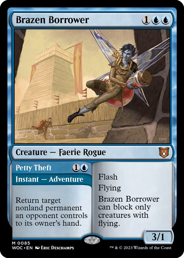 Brazen Borrower // Petty Theft [Wilds of Eldraine Commander] | L.A. Mood Comics and Games