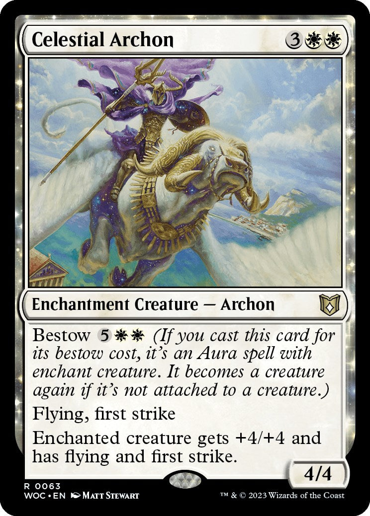Celestial Archon [Wilds of Eldraine Commander] | L.A. Mood Comics and Games