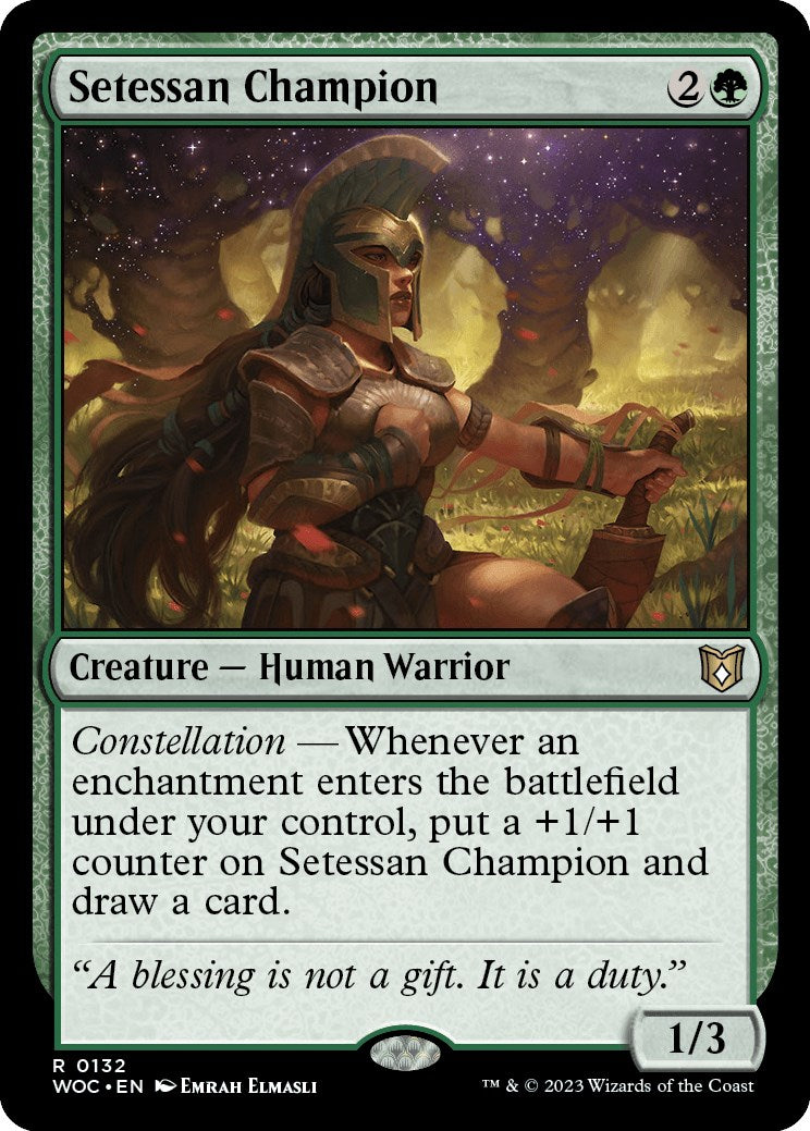 Setessan Champion [Wilds of Eldraine Commander] | L.A. Mood Comics and Games