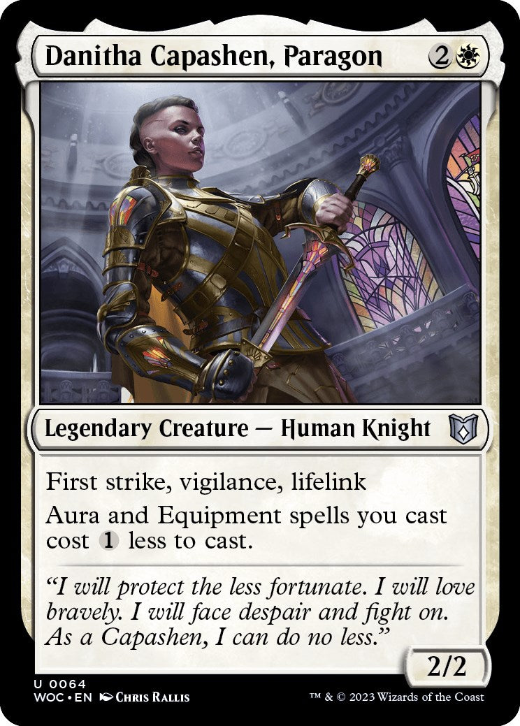 Danitha Capashen, Paragon [Wilds of Eldraine Commander] | L.A. Mood Comics and Games