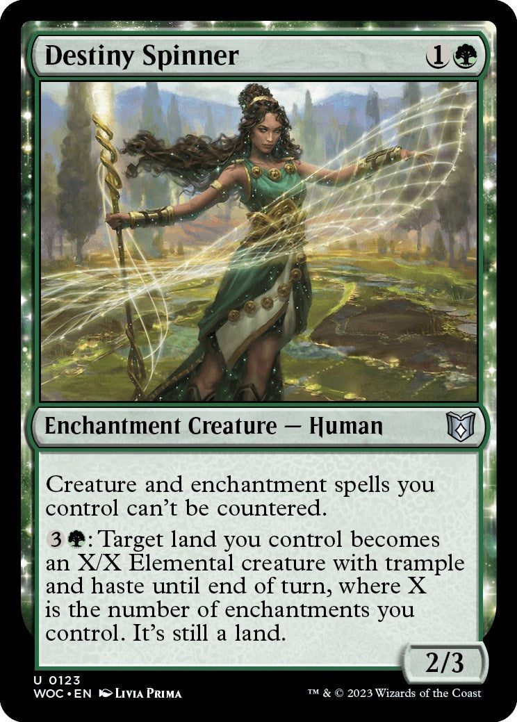 Destiny Spinner [Wilds of Eldraine Commander] | L.A. Mood Comics and Games