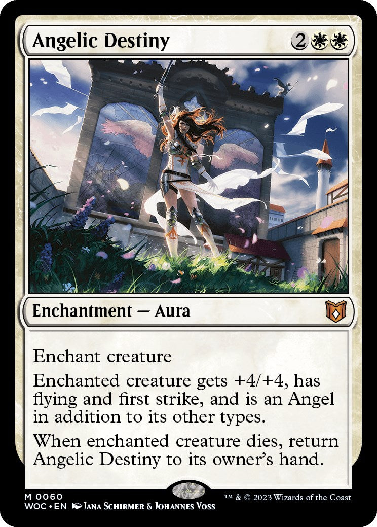 Angelic Destiny [Wilds of Eldraine Commander] | L.A. Mood Comics and Games