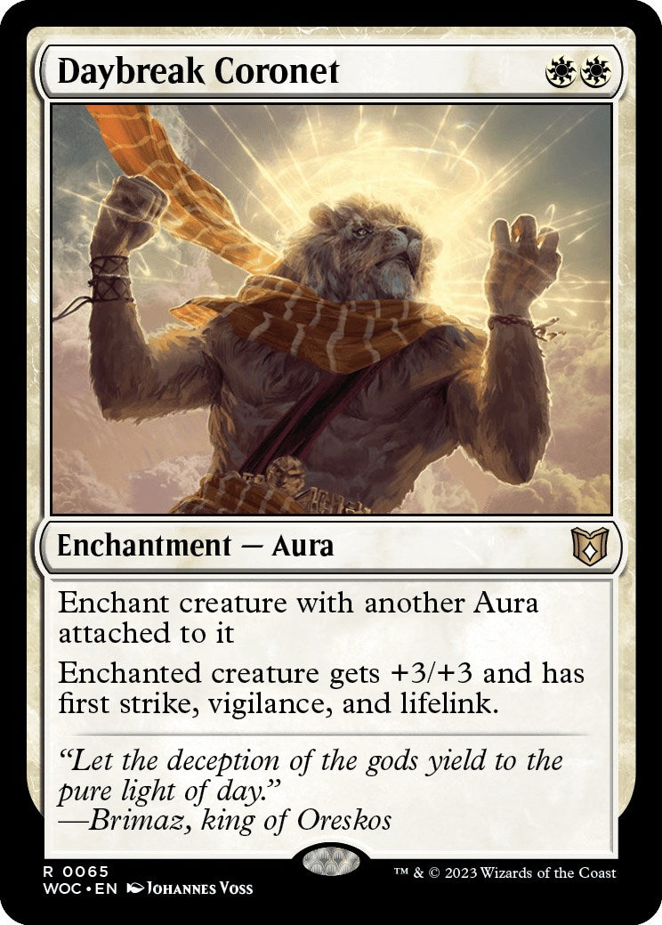 Daybreak Coronet [Wilds of Eldraine Commander] | L.A. Mood Comics and Games