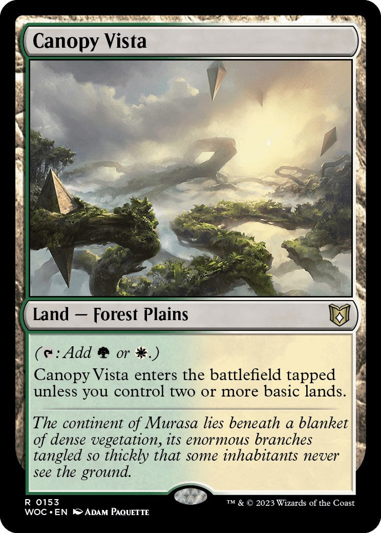 Canopy Vista [Wilds of Eldraine Commander] | L.A. Mood Comics and Games