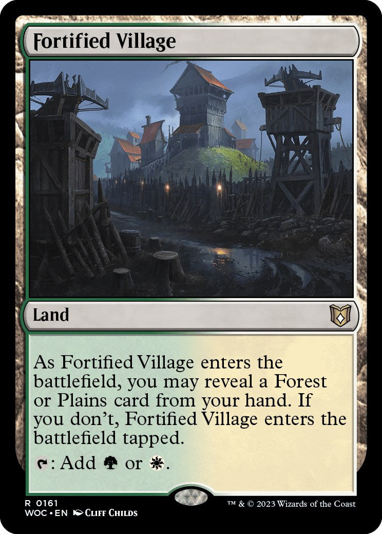 Fortified Village [Wilds of Eldraine Commander] | L.A. Mood Comics and Games