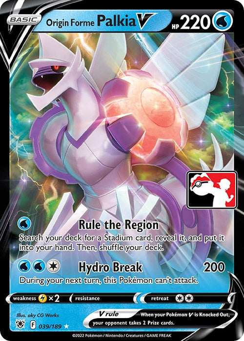 Origin Forme Palkia V (039/189) [Prize Pack Series Three] | L.A. Mood Comics and Games