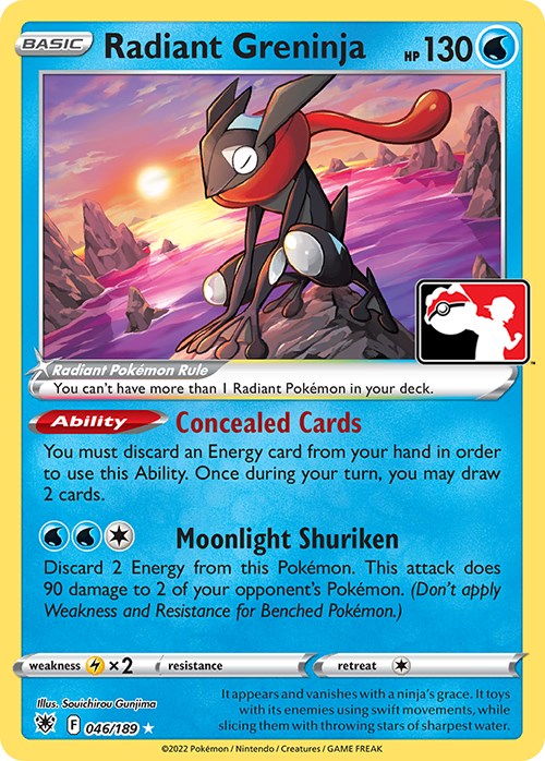 Radiant Greninja (046/189) [Prize Pack Series Three] | L.A. Mood Comics and Games