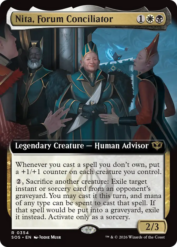 Nita, Forum Conciliator (Extended Art) [Secrets of Strixhaven] | L.A. Mood Comics and Games