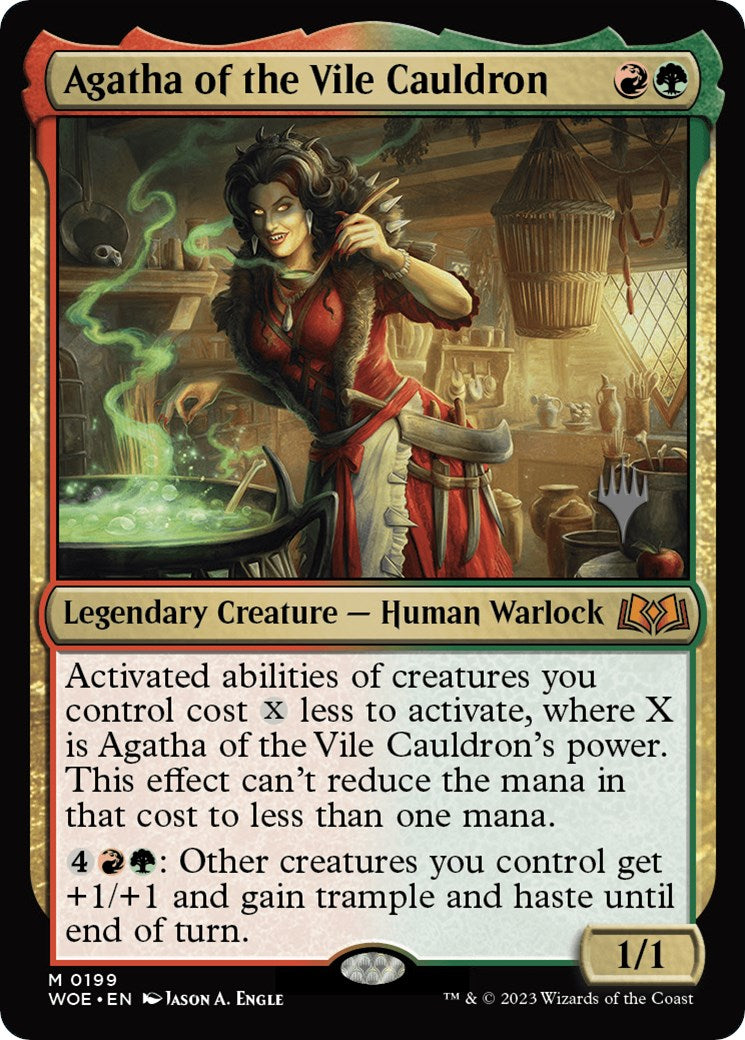 Agatha of the Vile Cauldron (Promo Pack) [Wilds of Eldraine Promos] | L.A. Mood Comics and Games