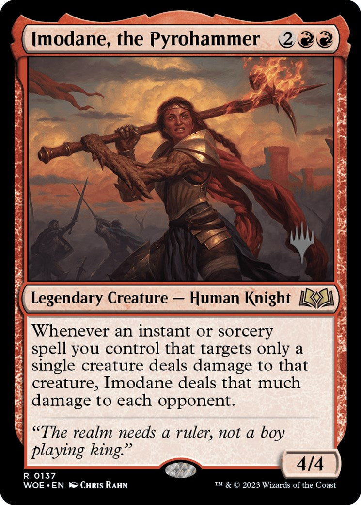 Imodane, the Pyrohammer (Promo Pack) [Wilds of Eldraine Promos] | L.A. Mood Comics and Games