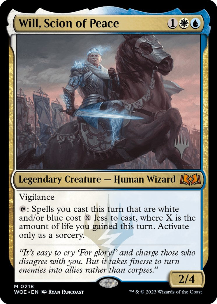 Will, Scion of Peace (Promo Pack) [Wilds of Eldraine Promos] | L.A. Mood Comics and Games