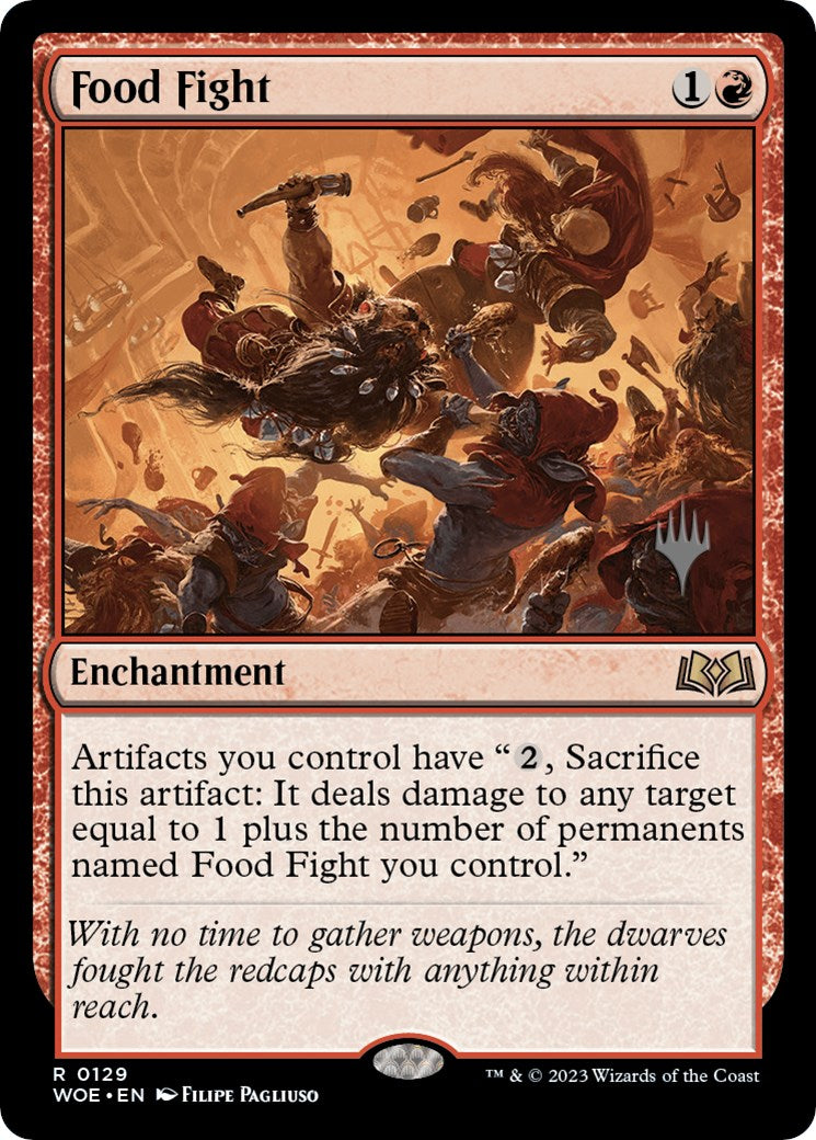 Food Fight (Promo Pack) [Wilds of Eldraine Promos] | L.A. Mood Comics and Games