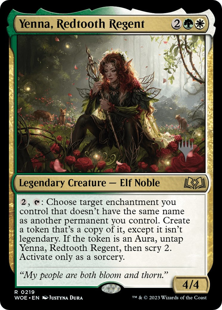 Yenna, Redtooth Regent (Promo Pack) [Wilds of Eldraine Promos] | L.A. Mood Comics and Games
