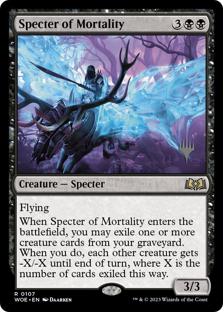 Specter of Mortality (Promo Pack) [Wilds of Eldraine Promos] | L.A. Mood Comics and Games