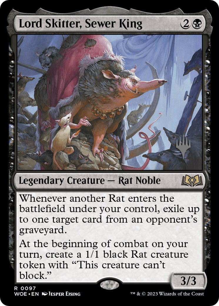 Lord Skitter, Sewer King (Promo Pack) [Wilds of Eldraine Promos] | L.A. Mood Comics and Games
