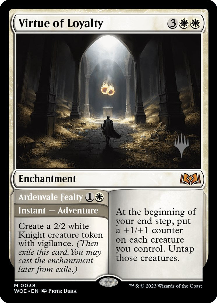 Virtue of Loyalty // Ardenvale Fealty (Promo Pack) [Wilds of Eldraine Promos] | L.A. Mood Comics and Games