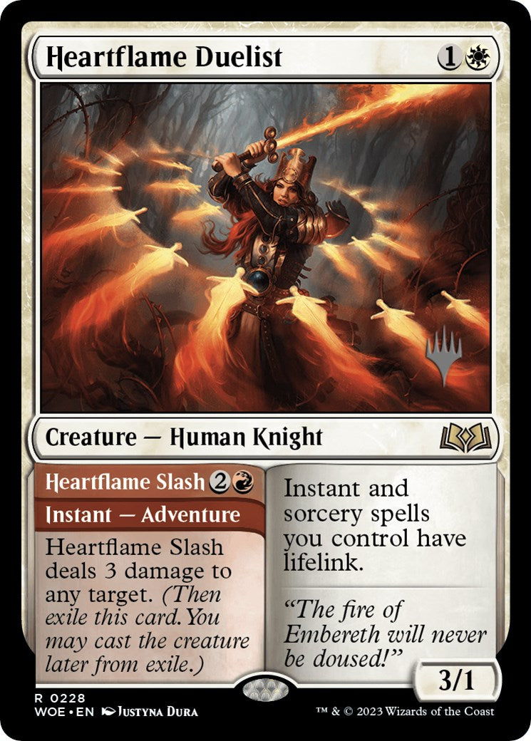 Heartflame Duelist // Heartflame Slash (Promo Pack) [Wilds of Eldraine Promos] | L.A. Mood Comics and Games