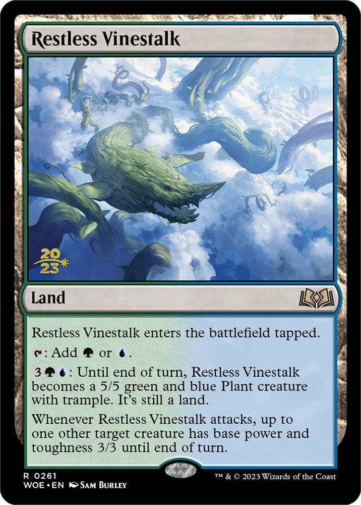 Restless Vinestalk [Wilds of Eldraine Prerelease Promos] | L.A. Mood Comics and Games