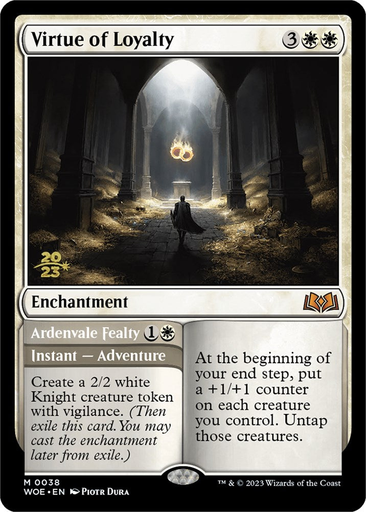 Virtue of Loyalty // Ardenvale Fealty [Wilds of Eldraine Prerelease Promos] | L.A. Mood Comics and Games