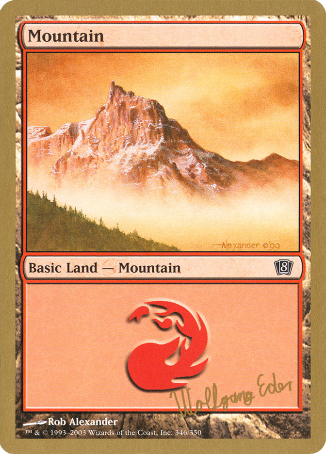 Mountain (we346) (Wolfgang Eder) [World Championship Decks 2003] | L.A. Mood Comics and Games