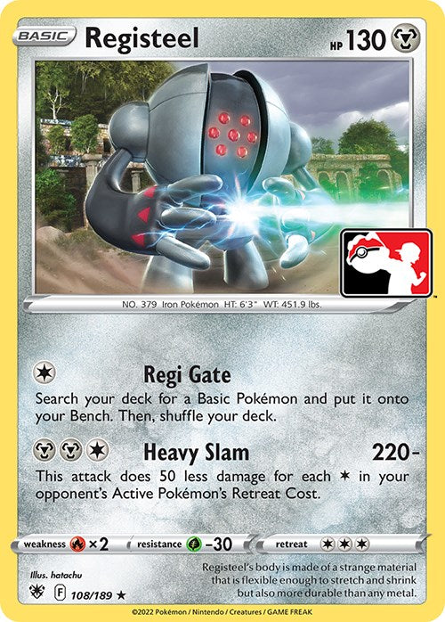 Registeel (108/189) [Prize Pack Series Three] | L.A. Mood Comics and Games