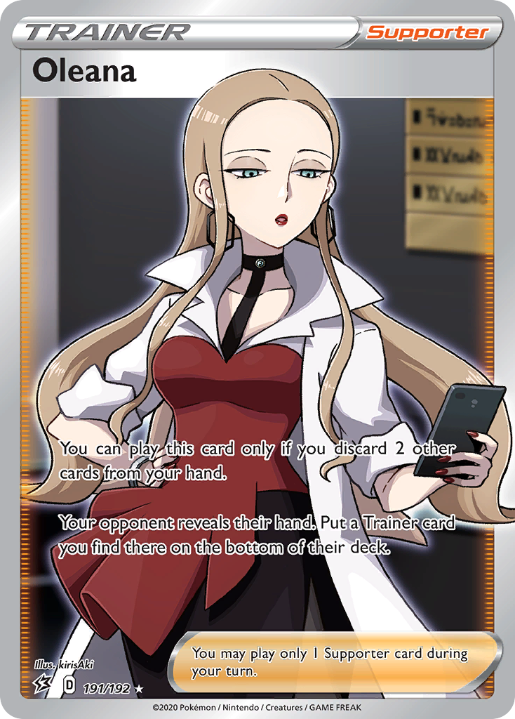 Oleana (191/192) [Sword & Shield: Rebel Clash] | L.A. Mood Comics and Games